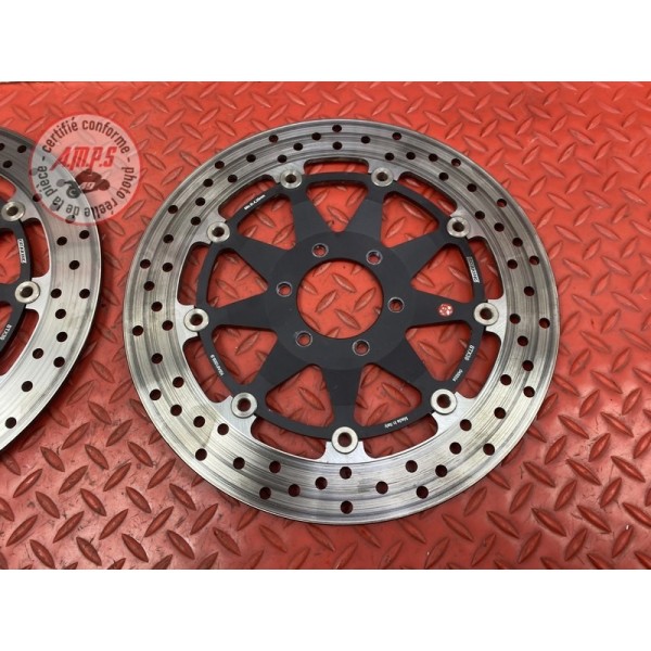 Paire de disque de frein avant Cagiva 1000 Raptor 2000 à 2005